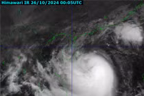 Bão Trà Mi diễn biến phức tạp, đang hướng vào vùng biển các tỉnh miền Trung