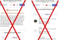 Cảnh báo về các website giả mạo kêu gọi ủng hộ bão số 3