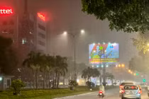 Quảng Nam bất ngờ xuất hiện mưa đá dữ dội