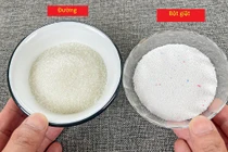Công dụng tuyệt vời của bột giặt trộn với đường