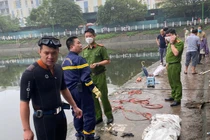 Say thuốc lào, người đàn ông ngã xuống hồ tử vong