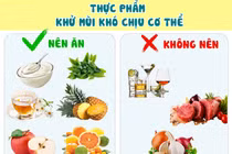 Ăn gì để khử mùi cơ thể?