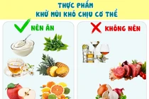 Ăn gì để khử mùi cơ thể?