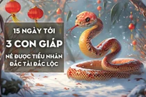 Đúng 15 ngày tới, 3 con giáp quét sạch vận đen, giàu trong phút mốt 
