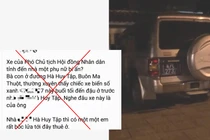 Đắk Lắk: Đề nghị công an làm rõ vụ xe công làm việc riêng