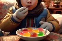 Để con nhỏ thoải mái ăn thạch dịp Tết, bố mẹ hối hận cả đời 