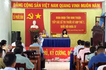 Chủ tịch VUSTA Phan Xuân Dũng tiếp xúc cử tri