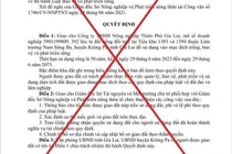 Doanh nghiệp giả mạo quyết định của Chủ tịch tỉnh Gia Lai: Xử lý thế nào?