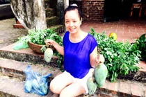 Khu vườn 1.000m2 bạt ngàn hoa trái của NSƯT Chiều Xuân 