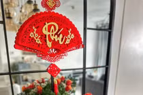 Căn hộ ngập tràn sắc xuân đón Tết của siêu mẫu Hà Anh 