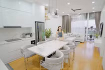 Bên trong căn hộ 100m2 của nữ MC trẻ nhất “Đường lên đỉnh Olympia”