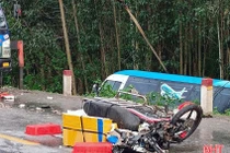 Người đi xe máy tử vong sau tai nạn va chạm xe khách ở Hà Tĩnh