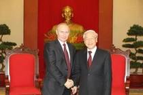 Tổng Bí thư Nguyễn Phú Trọng với các chính khách quốc tế