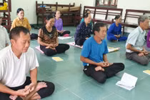 Nhiều người giảm đau, khỏi bệnh nhờ tập tâm năng