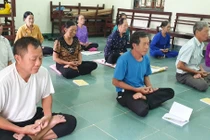 Nhiều người giảm đau, khỏi bệnh nhờ tập tâm năng