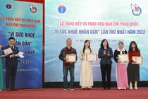 Trao giải Báo chí toàn quốc "Vì Sức khỏe nhân dân"