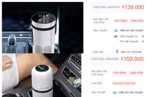 Máy lọc không khí ô tô 109.000 đồng… “tiền mất tật mang”