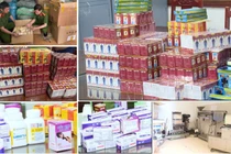 Phá đường dây sản xuất, buôn bán gần 10 tấn thuốc giả 