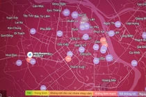 Chất lượng không khí Khu vực Tây Hồ ở mức nguy hại