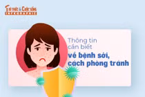 [INFOGRAPHIC]: Thông tin hữu ích về bệnh sởi, cách phòng tránh