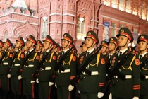 Đoàn Quân đội nhân dân Việt Nam hợp luyện tại Quảng trường Đỏ