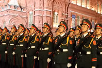 Đoàn Quân đội nhân dân Việt Nam hợp luyện tại Quảng trường Đỏ