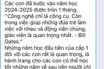 Trích quỹ lớp 1 “nhận trước cô lớp 2“