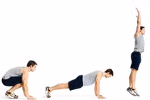 Động tác bật nhảy giúp đốt cháy mỡ thừa, giảm cân nhanh nên tập hàng ngày