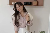 4 kiểu áo sơ mi giúp nàng mảnh mai, nâng tầm phong cách sành điệu