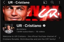 Hơn 11 giờ lập kênh Youtube, siêu sao Cristiano Ronaldo đã đạt nút kim cương