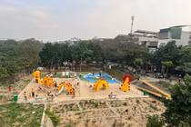 "Hô biến" bãi rác thành sân chơi "xanh" giữa lòng Thủ đô