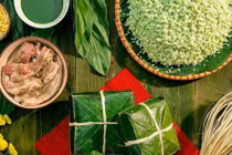 Dấu hiệu nhận biết bánh chưng luộc bằng pin độc hại