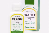 Thu hồi lô bột khử mùi Trapha kém chất lượng