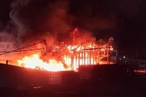 Nghệ An: Điều tra nguyên nhân hàng loạt tàu cá bị cháy