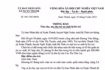 Hà Tĩnh: Tìm người thân cho bé sơ sinh bị bỏ rơi