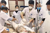 Mâu thuẫn vợ chồng, người đàn ông đổ xăng tự thiêu