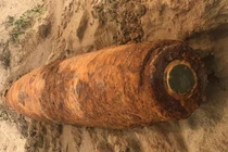 Thi công công trình, phát hiện quả bom 250kg