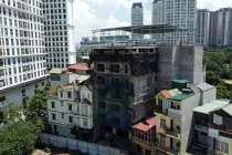 Loạt công trình cơi nới, có dấu hiệu vi phạm TTXD ở Mỹ Đình 1