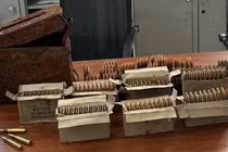 Phát hiện hơn 340 viên đạn trong lúc cải tạo đất ở Lâm Đồng