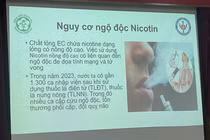 Chính thức cấm thuốc lá điện tử, nung nóng từ hôm nay (1/1/2025)