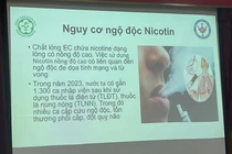 Chính thức cấm thuốc lá điện tử, nung nóng từ hôm nay (1/1/2025)