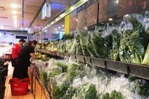 Giá rau xanh tăng “chóng mặt” sau bão số 3 Yagi