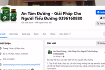 Quảng cáo thực phẩm "An tâm đường" gây hiểu nhầm như thuốc chữa bệnh