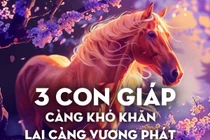 Mạnh được yếu thua, 3 con giáp càng khó khăn lại càng phất lên vùn vụt 