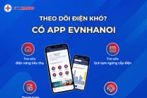 Sử dụng dịch vụ điện bất cứ đâu chỉ cần ĐT thông minh, tải App EVNHANOI