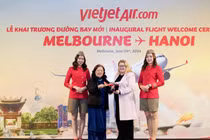 Vietjet khai trương đường bay kết nối Melbourne với Hà Nội