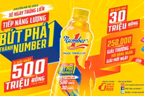 Tăng lực Number 1 chào hè với giải thưởng tiền mặt trị giá 5,5 tỷ đồng