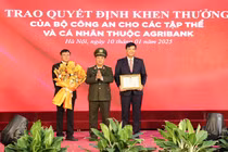 Agribank được công nhận chuẩn “An toàn về an ninh, trật tự” của Bộ Công an
