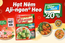 Hạt nêm Aji-ngon® Heo Giảm Muối – Giải pháp cho bữa ăn ngon, lành mạnh