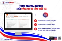 EVNHANOI đã đẩy mạnh ƯD công nghệ trong việc TT tiền điện mọi lúc mọi nơi